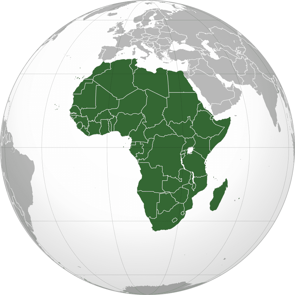 Carte de l'Afrique
